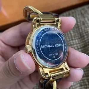 Michael Kors Chain Link Watch tort/gold $150 MICHAEL Michael Kors | Accessories | Michael Kors Chain Link  main image 4